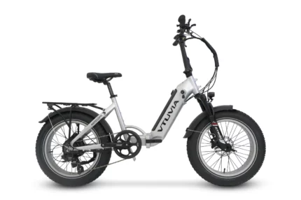 Vtuvia Antelope Step-Thru e-Bike Motor: 750w / 48v Brushless Rear Hub Battery: Lithium LG 14Ah / 48v removable Frame: Aluminium Alloy 6061 Display: 81F Colour LCD Brakes: Logan Hydraulic Tyres: 20" * 4" thick All Terrain Speeds: 7 Shimano derailleur Throttle: Thumb Throttle PAS: 1:1 Intellignnt Assist System Warranty: 12 Months Manufacturer's