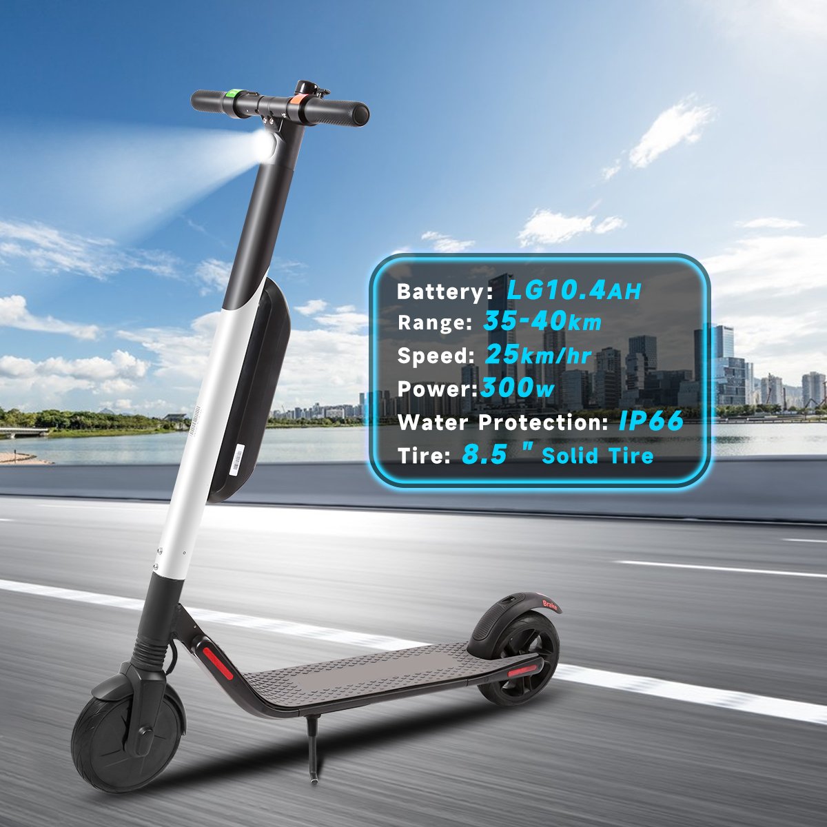 Segway ES4 Foldable e-Scooter with App 300w 36v 10.4Ah
