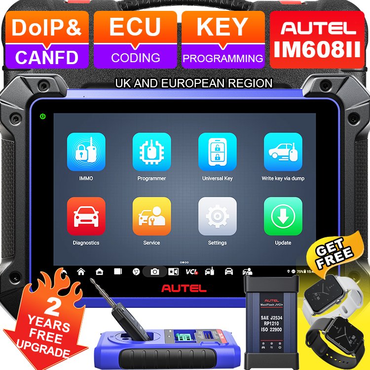 2025 Autel MaxiIM IM608 PRO II IM608 II Key Programming Tool Full Set With IMKPA Accessories, GBOX3, APB112, XP400PRO