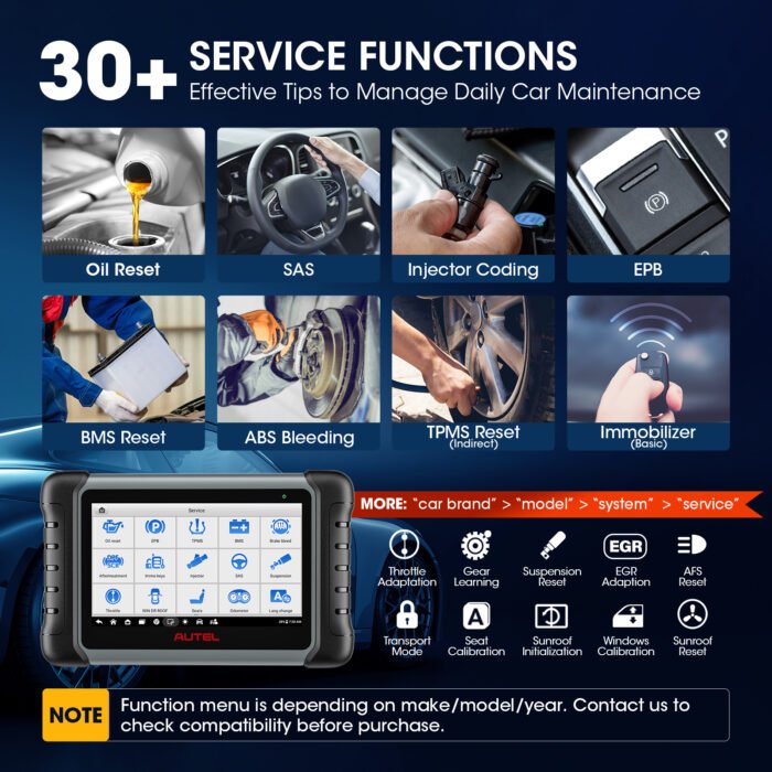 Autel MaxiPRO MP808S OBD2 Diagnostic Scanner More Advanced Scan Tool Bi-directional Upgraded of DS808 & Same as MS906