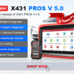 Launch X431 PROS V5.0 Diagnostic Tool With X431 GIII X-PROG 3 Immobilizer Key Programmer