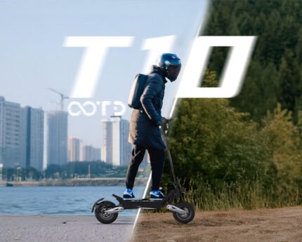 E-Scooter OOTD T10 w500 48V/13.5Ah 11 Inch Electric Scooter Foldable In Stock